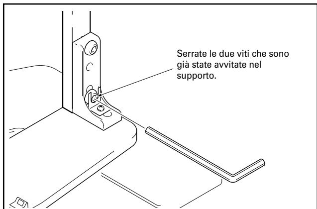 PIONEER PDK-TS04 - Avvitate con forza le due viti inserte ancora lente nel supporto a sinistra e a destra. - 1