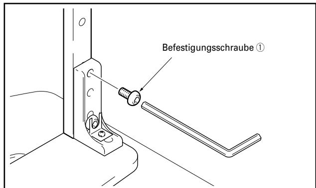 PIONEER PDK-TS04 - Befestigen Sie die Stützsäulen mit den Befestigungsschrauben ① links und rechts am Ständer. - 1