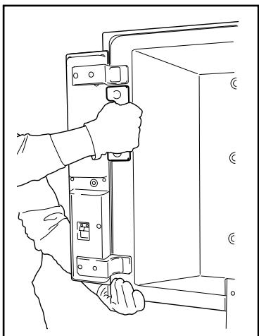 PIONEER PDK-TS04 - Installando gli altoparlanti ad entrambi i lati del display a plasma, - 1
