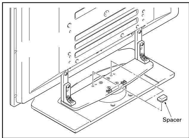 PIONEER PDK-TS04 - Inserting the spacers. - 1