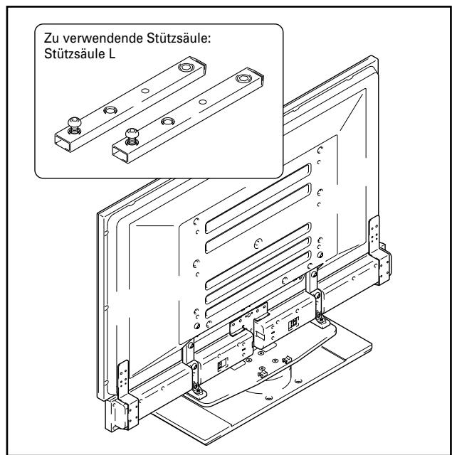 PIONEER PDK-TS04 - Wahlen Sie die zu befestigenden Stützsäulen. - 2
