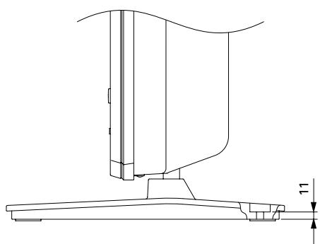 PIONEER PDK-TS14 - Posicion de los tornillos en una mesa / en el suejo - 2