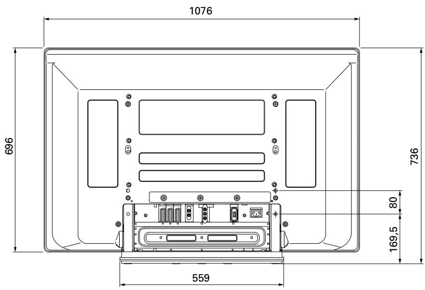 PIONEER PDK-TS14 - Darstellung der Abmessungen - 1