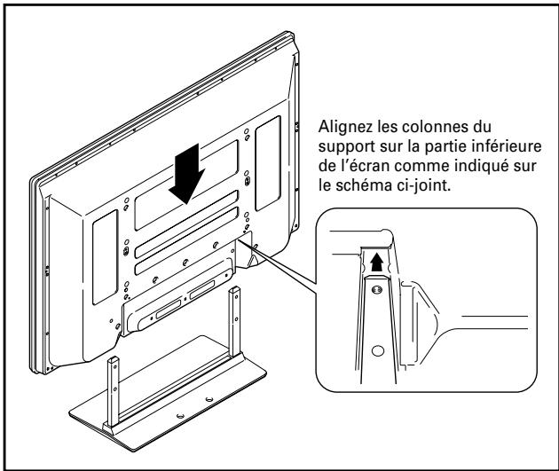 PIONEER PDK-TS14 - Installation de l'écran à plasma sur le support. - 1