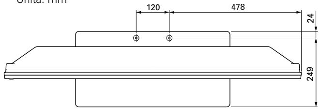 PIONEER PDK-TS14 - Posizione delle viti per il cavolo/pavimento - 1