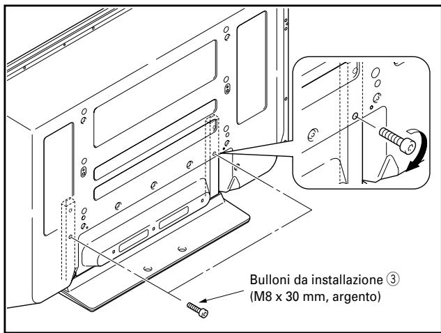 PIONEER PDK-TS14 - Fissaggio del display a plasma con le bulloni da installmente ③. - 1