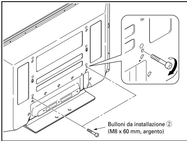 PIONEER PDK-TS14 - Fissaggio del display a plasma con le bulloni da installmente ②. - 1