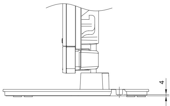 PIONEER PDK-TS15 - Posicion de los tornillos en la mesa - 2