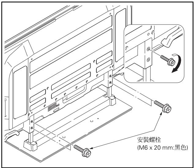 PIONEER PDK-TS15 - 用安裝用的螺栓將電漿顯示器固定住。 - 1
