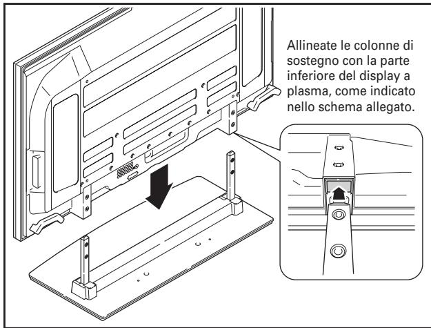 PIONEER PDK-TS15 - Montaggio del display a plasma sul supporto. - 1