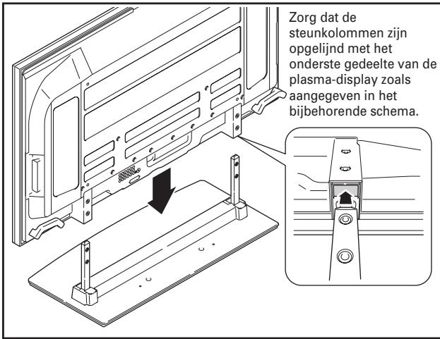 PIONEER PDK-TS15 - Bevestig de plasma-display aan de staander. - 1