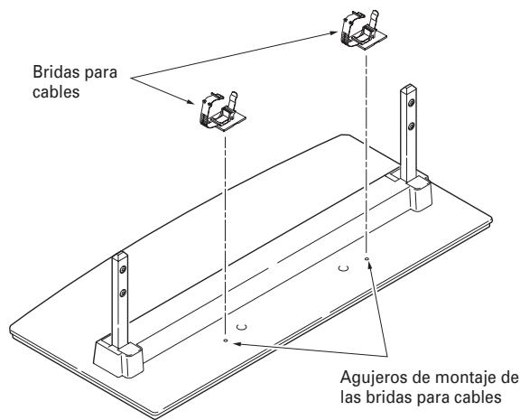 PIONEER PDK-TS15 - Introduzca las bridas para cables en los agujeros de montaje de las bridas para cables. - 1