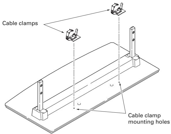 PIONEER PDK-TS15 - Insert the cable clamps into the cable clamp mounting holes. - 1