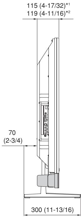 PIONEER PDK-TS27 - When the under speaker is installed (50 inch display model) - 2