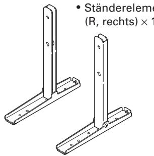 PIONEER PDK-TS27A - Überprüfung des Standardzubehörs auf Vollständigkeit - 2
