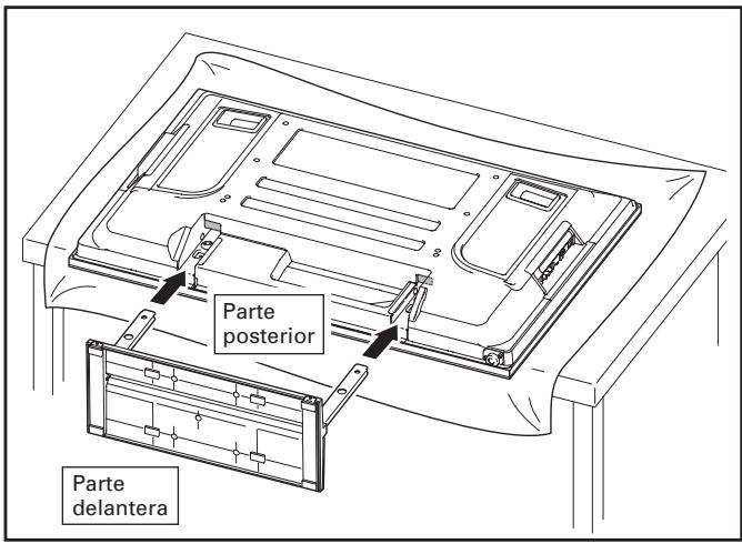 PIONEER PDK-TS27A - Como acoplar el televisor de plasma al soporte. - 1
