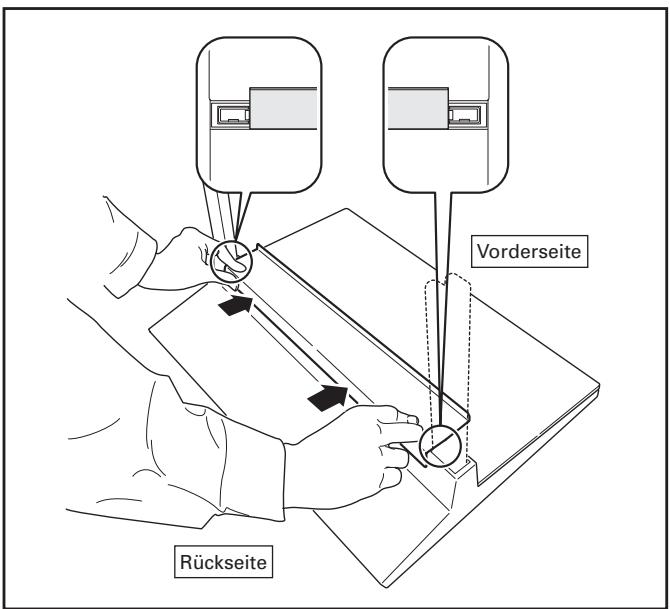 PIONEER PDK-TS27A - Entfernen Sie das doppelseitig klebende Band von der Relexionsschutz-Leiste. - 2