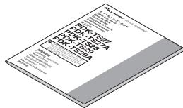 PIONEER PDK-TS27A - 清點標準配件 - 10