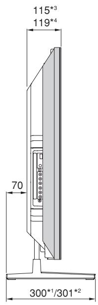 PIONEER PDK-TS27A - Cuando los altavoces se han instalado en los laterales (modelo de pantalla de 50 pulgadas) - 2