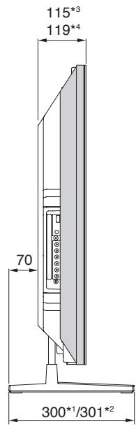 PIONEER PDK-TS27A - 安裝側揚聲器時 (50吋電視機型) - 2