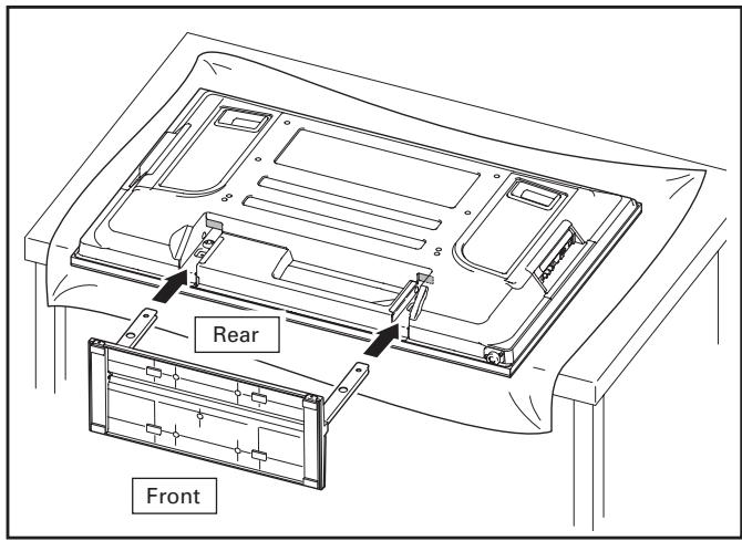 PIONEER PDK-TS27A - Attaching the plasma television to the stand. - 1