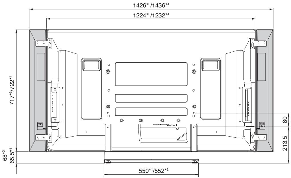 PIONEER PDK-TS27A - 安裝側揚聲器時 (50吋電視機型) - 1