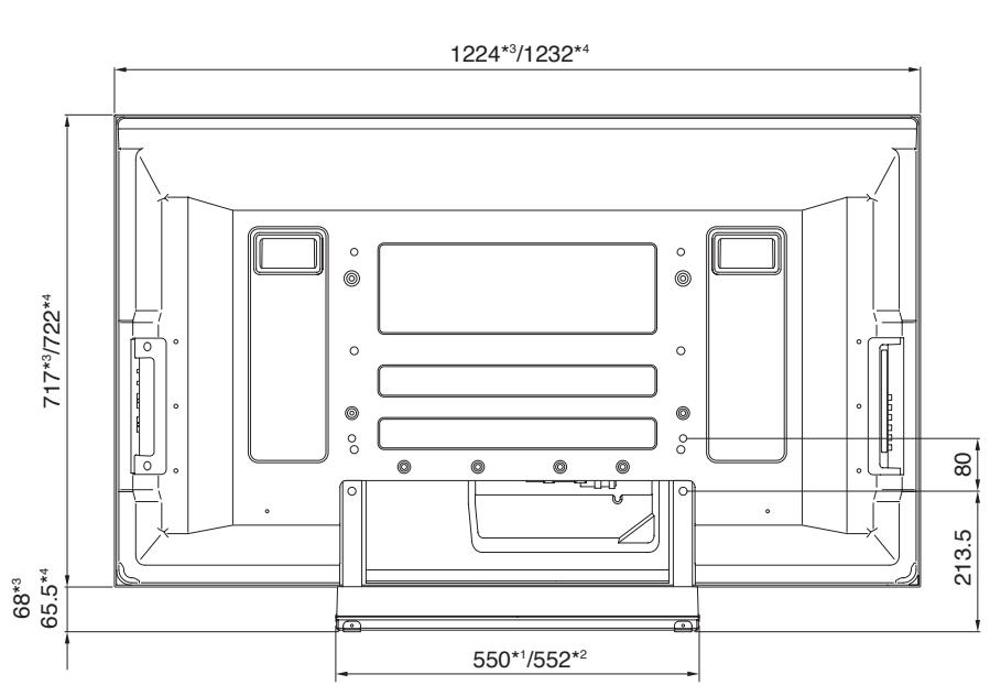 PIONEER PDK-TS28 - 安裝底部揚聲器時 (50 吋電視機型) - 1