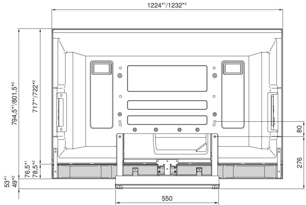 PIONEER PDK-TS28 - Installation des unten befindlichen Lautsprechers (50-Zoll-Modell des Plasma-Fernsehers) - 1