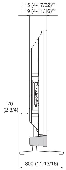PIONEER PDK-TS29A - When the under speaker is installed (50 inch display model) - 3