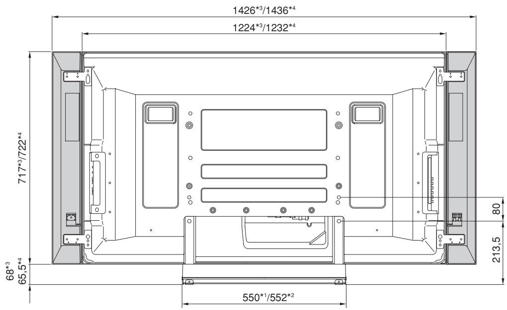 PIONEER PDK-TS29A - Bij installatie van de luidsprekers aan weerszijden (50-inch displaymodel) - 1