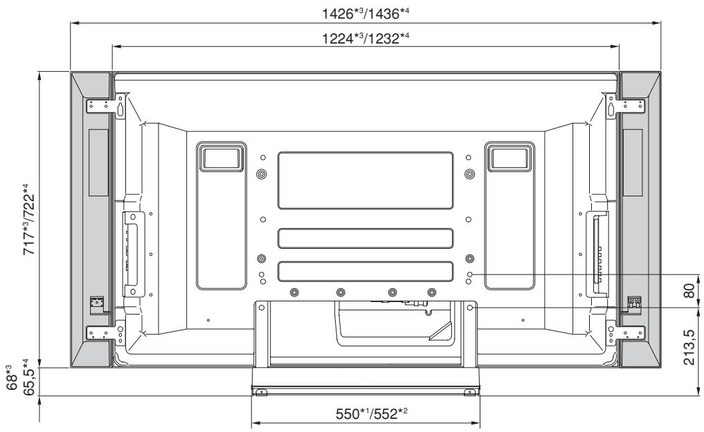 PIONEER PDK-TS29A - Lorsque les enceintes latérales sont installées (modèle 50 pouces) - 1