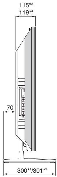 PIONEER PDK-TS29A - 安裝側揚聲器時 (50吋電視機型) - 2