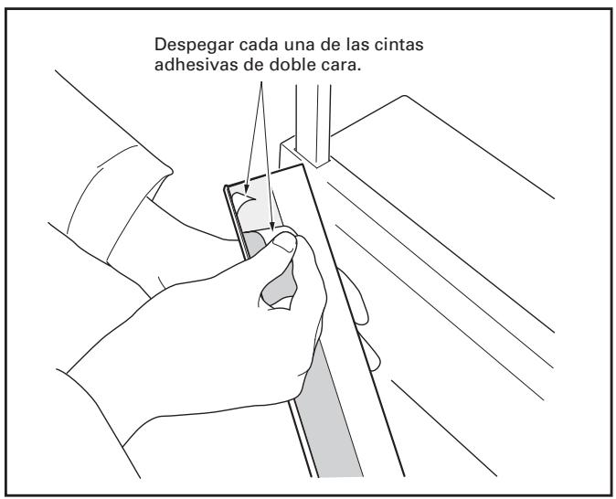 PIONEER PDK-TS30A - Despegue la cinta adhesiva de doble cara del dispositivo antirreflejos. - 1