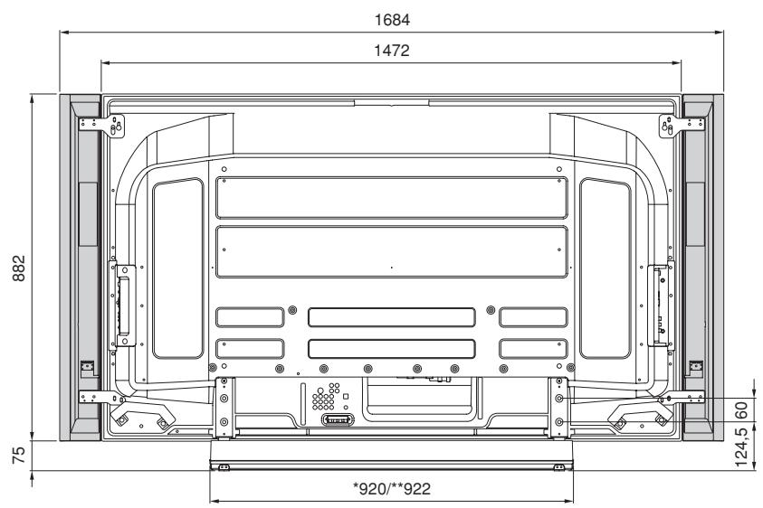 PIONEER PDK-TS30A - Bij installmentie van de luidsprekers aan weerszijden - 1