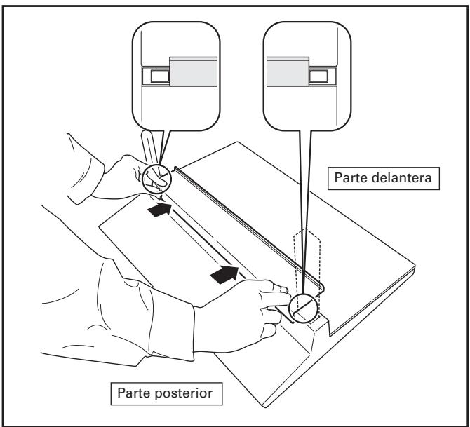 PIONEER PDK-TS30A - Sujetefirmamente los extremos del dispositivo antirreflejos yPEGuelo mediatinga cinta adhesiva de doble cara. - 1