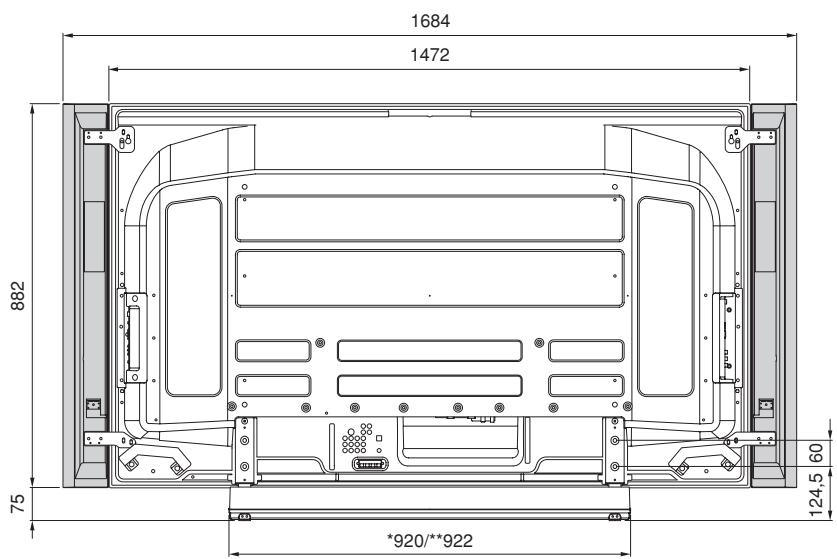 PIONEER PDK-TS30A - Cuando los altavoces se han instalado en los laterales - 1