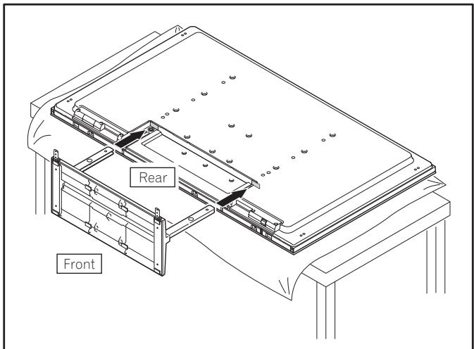 PIONEER PDK-TS33A - Attaching the Pioneer display and television to the stand. - 1
