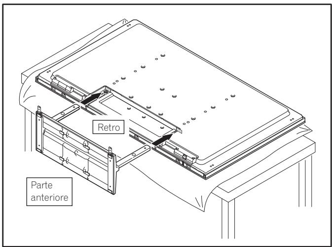 PIONEER PDK-TS33A - Fissaggio del display e teileisore Pioneer al supporto. - 1