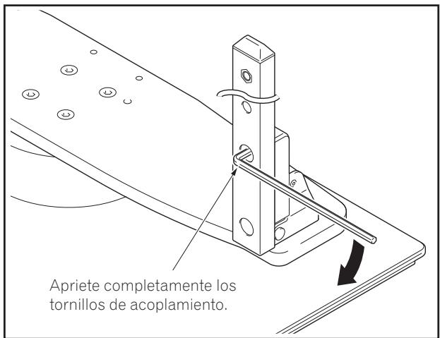 PIONEER PDK-TS36B - Apriete completamente los tornillos de instalación (4 posiciones a la derecha e izquierda). - 1
