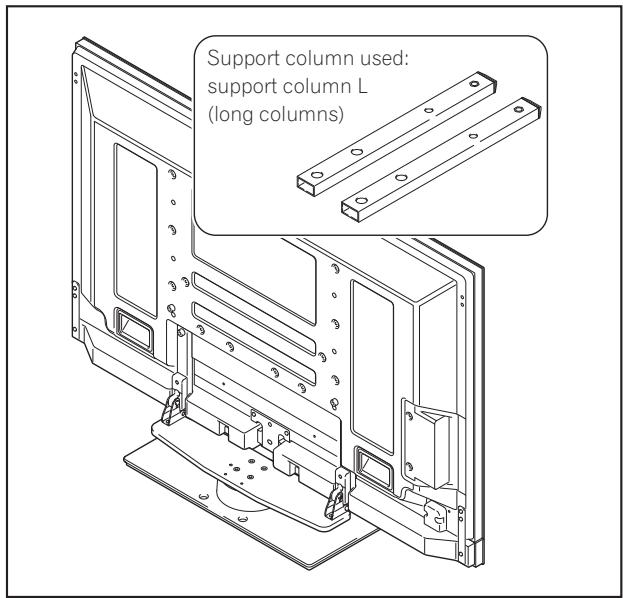 PIONEER PDK-TS36B - Select the support columns to attach. - 1