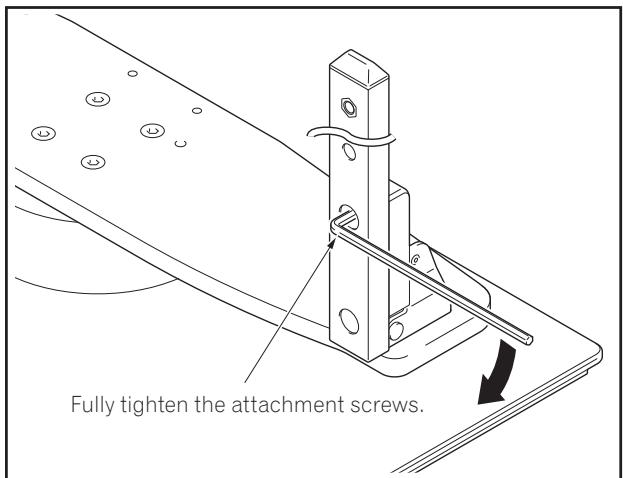 PIONEER PDK-TS36B - Fully tighten the Installation screws (4 locations on the left and right). - 1
