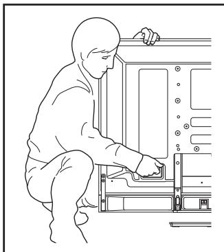 PIONEER PDK-TS36B - Precauzioni per l'installazione in un mobiletto porta TV o in altri spazi chiusi - 2