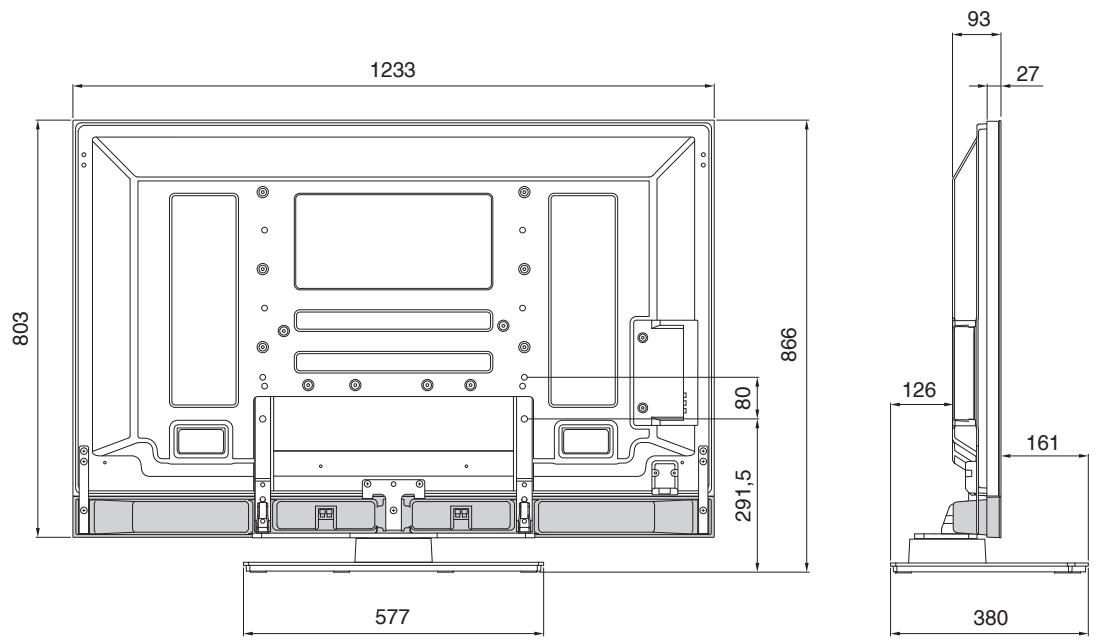 PIONEER PDK-TS36B - Display da 50 pollici (modelli con altoparlante inferiore) - 1