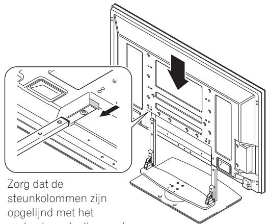 PIONEER PDK-TS36B - Bevestiging van de Pioneer Televisie aan de staander. - 1