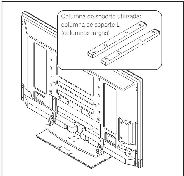 PIONEER PDK-TS36B - Seleccione las columnas de soporte que va a utilizar. - 1