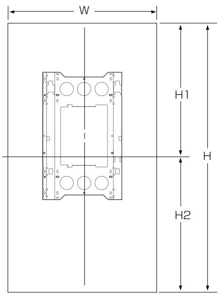 PIONEER PDK-WM03 - Positional Relationship Between the Wall Mounting Unit and the Display - 4