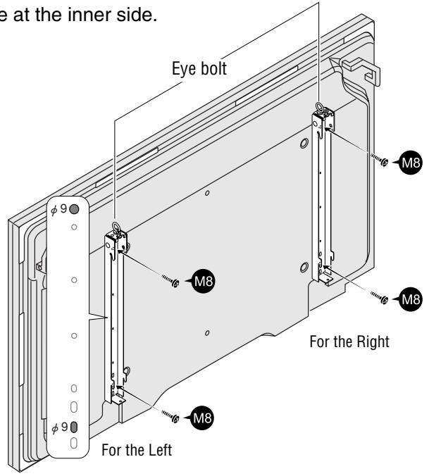 PIONEER PDK-WM03 - Attaching the Display Fittings to the Plasma Display - 1