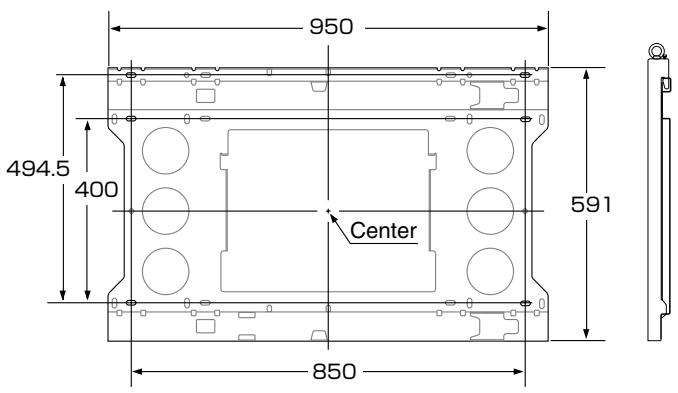 PIONEER PDK-WM03 - Attaching the Wall Mounting Unit to the Wall - 2