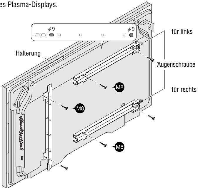 PIONEER PDK-WM03 - Befestigung der Halterung(en) und Display-Passen am Plasma-Display - 1