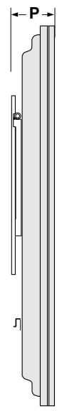 PIONEER PDK-WM03 - Fissaggio del display plasma - 6